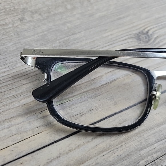Ray-Ban Eyeglasses Mens RB 6373M 2502 52-20-145 Black Silver FRAMES‎ ONLY - Picture 8 of 11